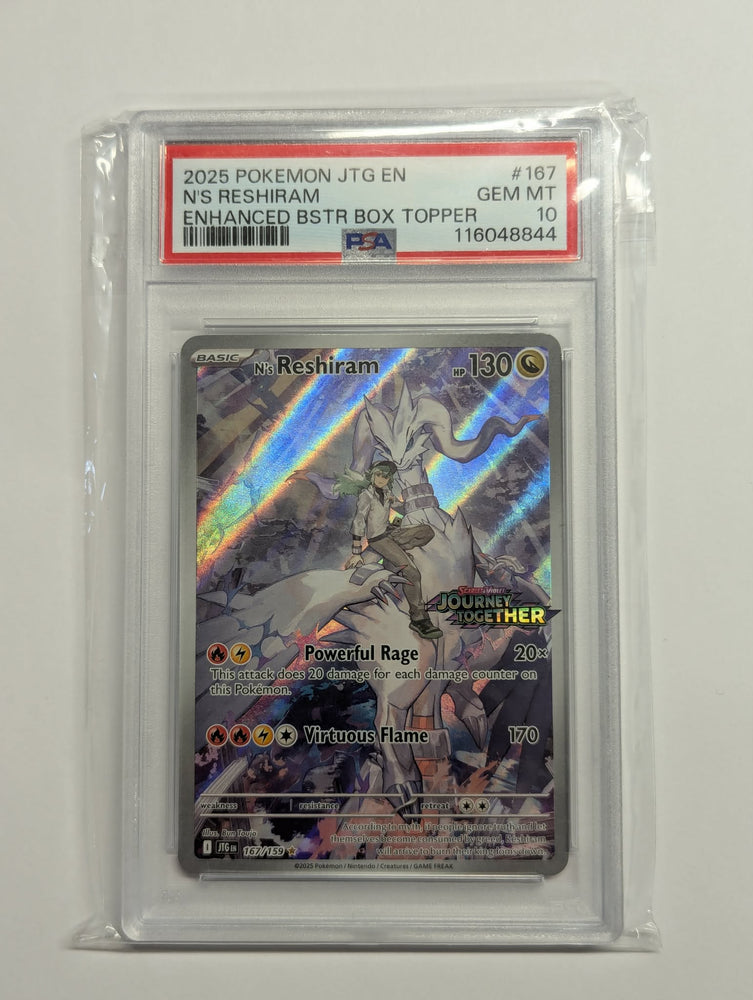 N's Reshiram (167/159) (Journey Together Stamp) Graded PSA 10