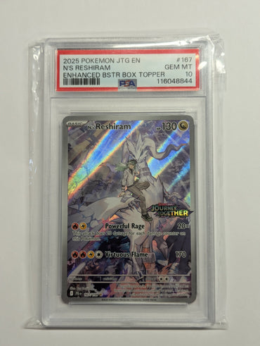 N's Reshiram (167/159) (Journey Together Stamp) Graded PSA 10