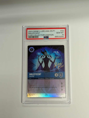 Maleficent - Uninvited (Alternate Art) (22) Graded PSA 10