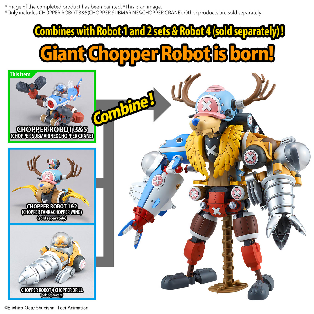 CHOPPER ROBO 3&5(CHOPPER SUBMARINE&CHOPPER CRANE)