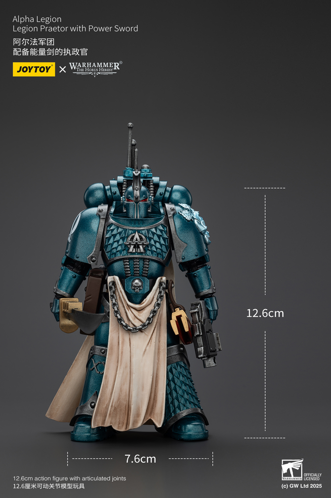 JOYTOY ALPHA LEGION LEGION PRAETOR WITH POWER SWORD