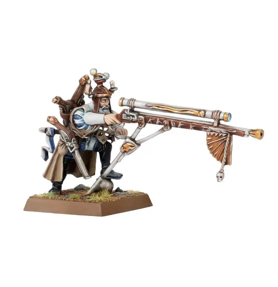 WARHAMMER: THE OLD WORLD EMPIRE ENGINEER WITH HOCHLAND LONG RIFLE