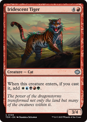 Iridescent Tiger [Tarkir: Dragonstorm]