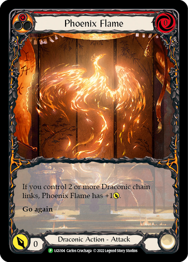 Phoenix Flame [LGS104] (Promo)  Rainbow Foil