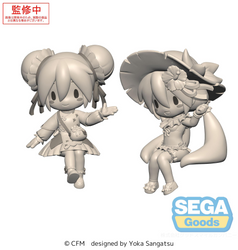 FUWA PETIT HATSUNE MIKU SERIES PERCHING MINI FIGURE HATSUNE MIKU VOL.2 (EX) [PACK OF: 1 CHINATOWN, 1 SWIMSUIT]