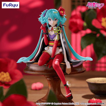Hatsune Miku Noodle Stopper Figure -Flower Fairy Camellia-