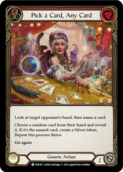 Pick a Card, Any Card (Red) [EVR167] (Everfest)  1st Edition Normal