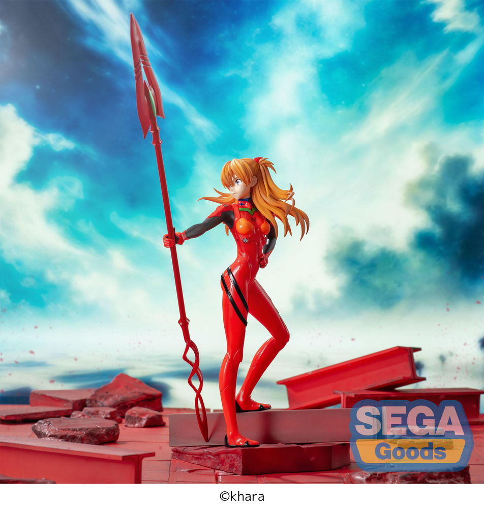 LUMINASTA EVANGELION: 3.0+1.0 THRICE UPON A TIME ASUKA SHIKINAMI LANGLEY X SPEAR OF CASSIUS