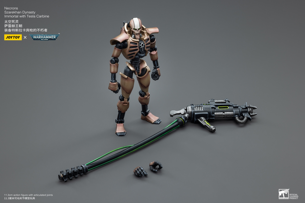 Necrons Szarekhan Dynasty lmmortal with Tesla Carbine [2PCS]