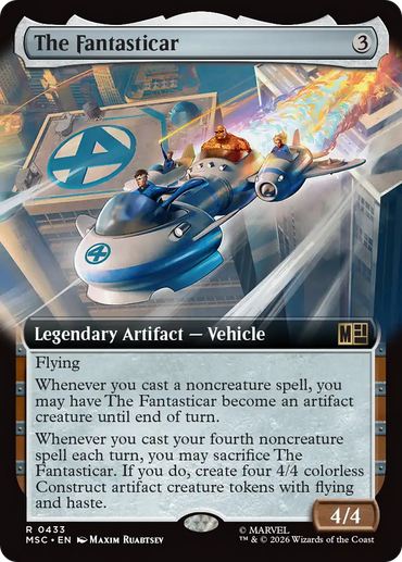 The Fantasticar (Extended Art) [Marvel Super Heroes Commander]