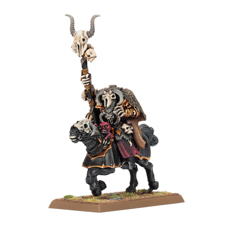 WARHAMMER: THE OLD WORLD SORCERER OF CHAOS ON CHAOS STEED