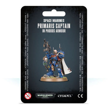 WARHAMMER 40,000 SPACE MARINES CAPTAIN IN PHOBOS ARMOUR