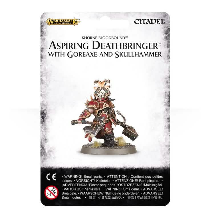 WARHAMMER: AGE OF SIGMAR ASPIRING DEATHBRINGER WITH GOREAXE