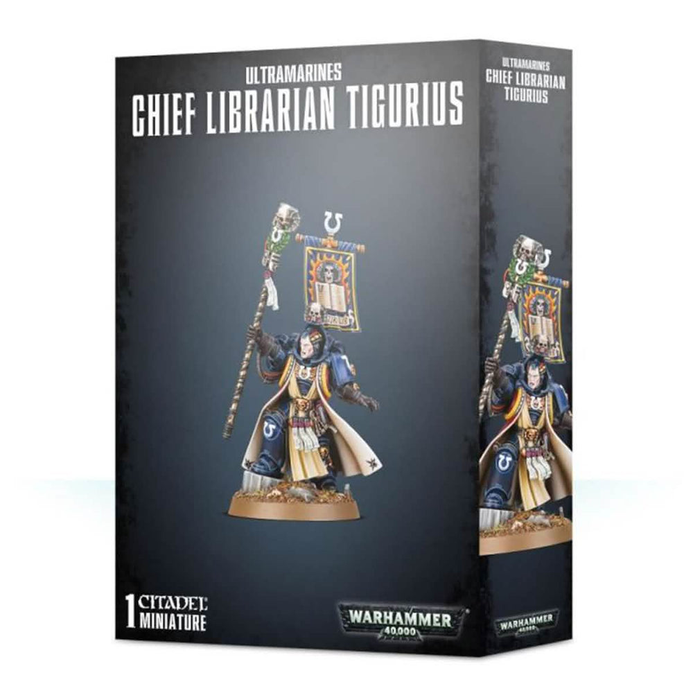 WARHAMMER 40,000 ULTRAMARINES CHIEF LIBRARIAN TIGURIUS