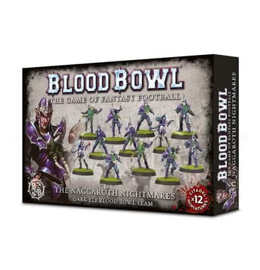 BLOOD BOWL THE NAGGAROTH NIGHTMARES / DARK ELVES TEAM