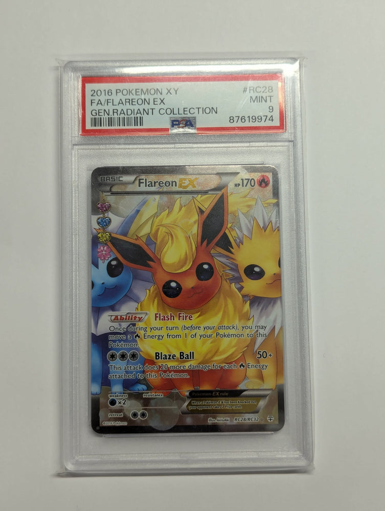 Flareon EX (RC28/RC32) [XY: Generations] Graded PSA 9