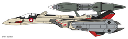 HASEGAWA 1/72 YF-19 w/FAST PACK & FOLD BOOSTER
