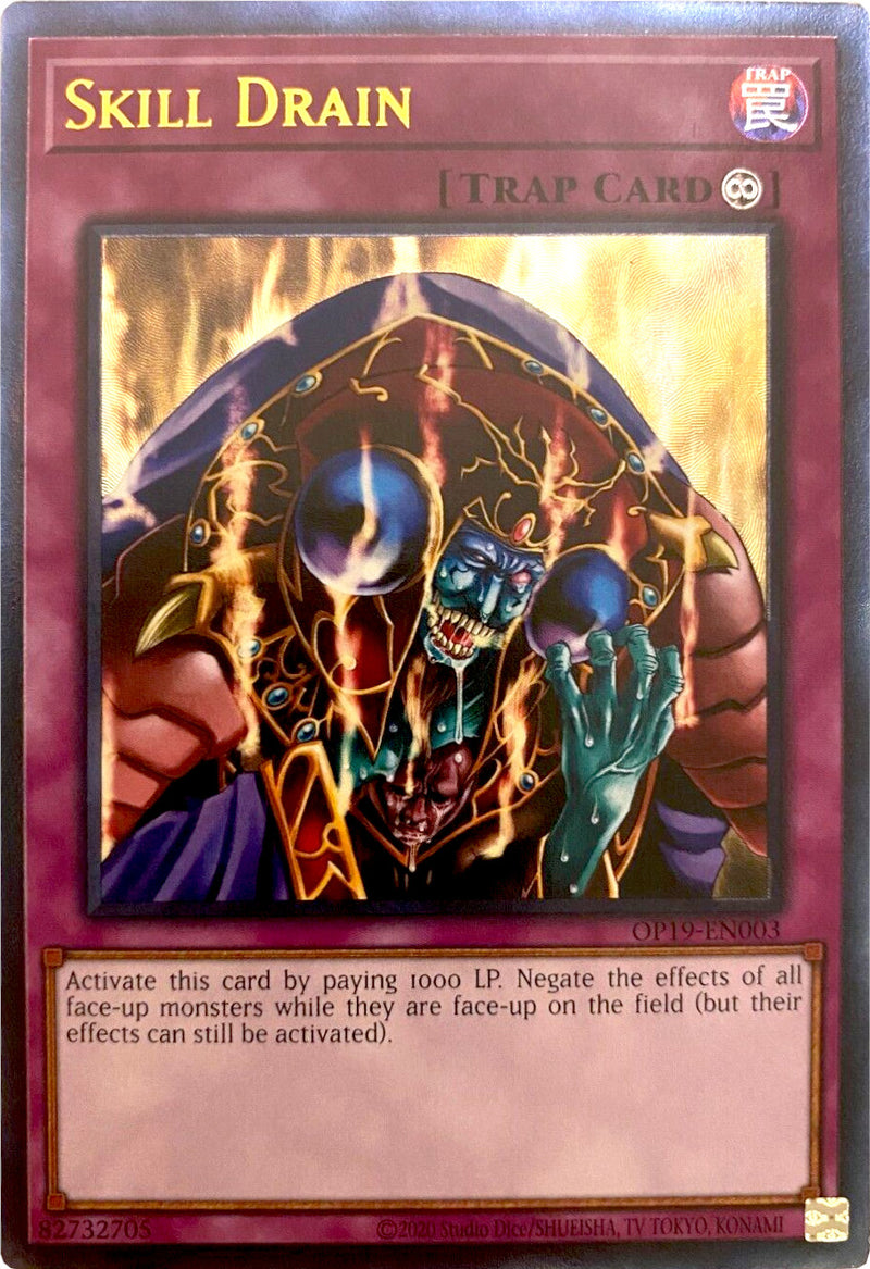 yugioh cards like skill drain Skill Drain [OP19-EN003] Ultimate Rare