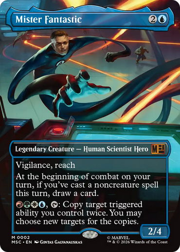Mister Fantastic (Borderless) [Marvel Super Heroes Commander]