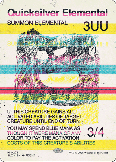 Quicksilver Elemental (0271) [Secret Lair x MSCHF: The Zeta Set]