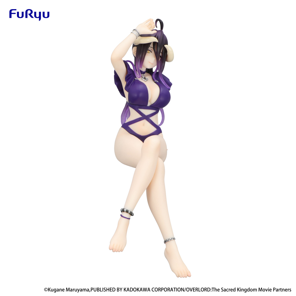 OVERLORD NOODLE STOPPER FIGURE -ALBEDO SWIMSUIT DARK PURPLE COLOR VER.-