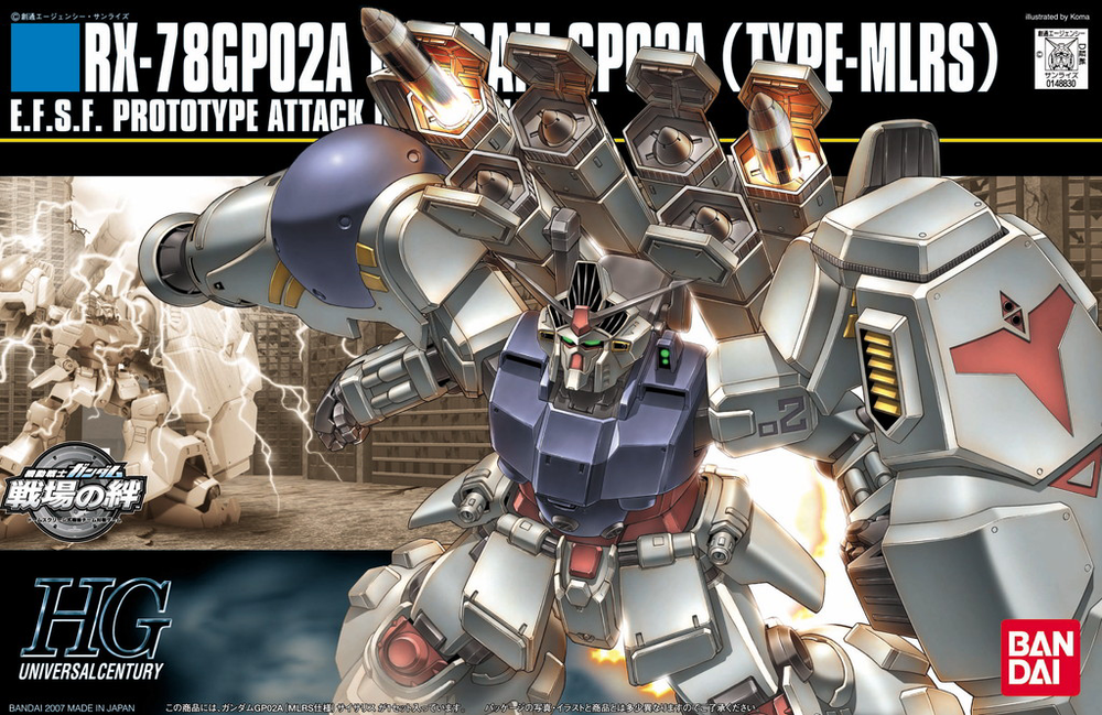HGUC 1/144 #75 GP02A MLRS CUSTOM
