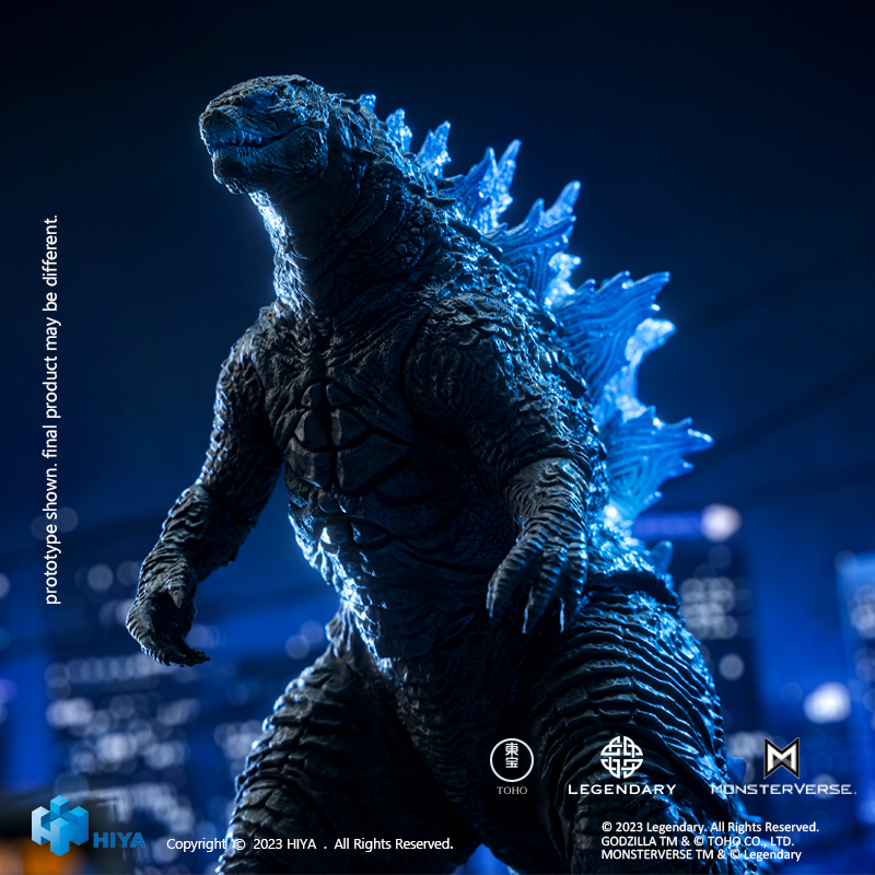 Exquisite Basic Series 7 Inch Godzilla vs. Kong Heat Ray Godzilla Translucent Ver.