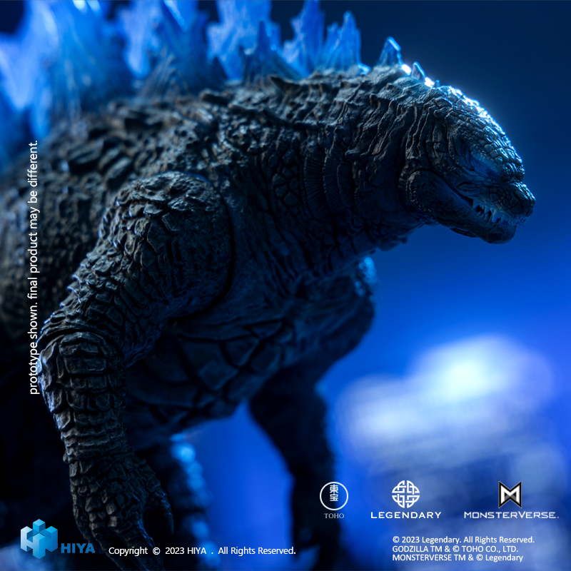 Exquisite Basic Series 7 Inch Godzilla vs. Kong Heat Ray Godzilla Translucent Ver.