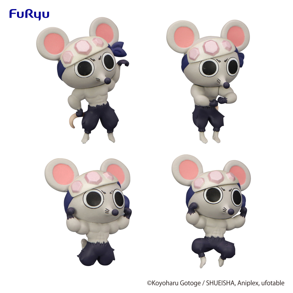 Demon Slayer: Kimetsu no Yaiba Chokotto Hikkake Figure Petit -MUKI MUKI MOUSE- set