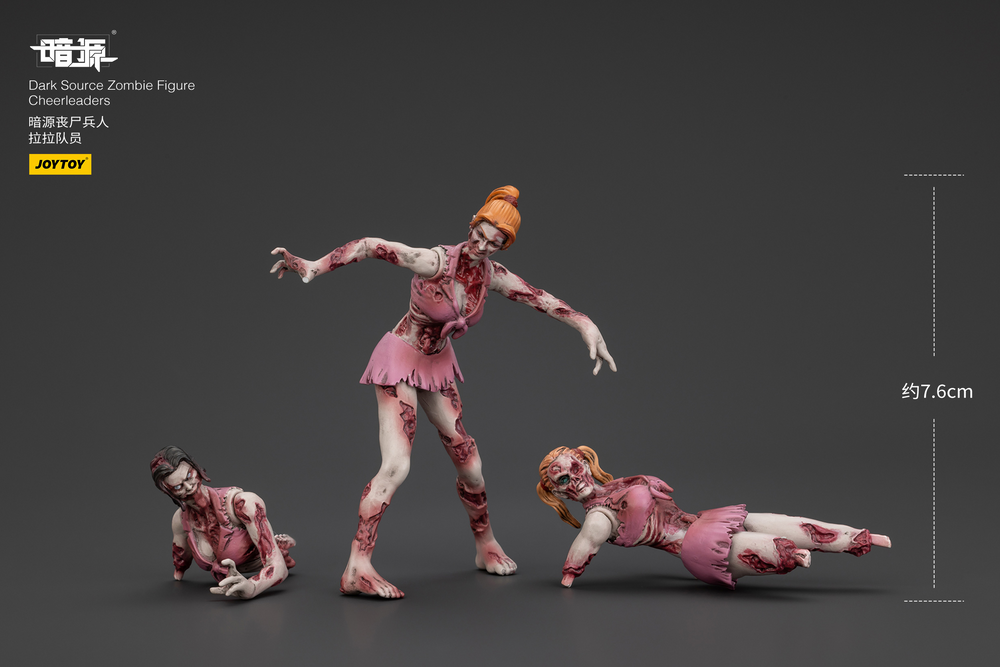 JOYTOY DARK SOURCE ZOMBIE FIGURE CHEERLEADERS