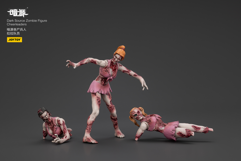 JOYTOY DARK SOURCE ZOMBIE FIGURE CHEERLEADERS