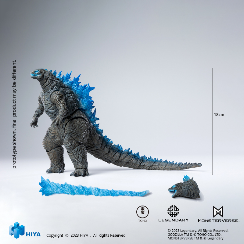 Exquisite Basic Series 7 Inch Godzilla vs. Kong Heat Ray Godzilla Translucent Ver.