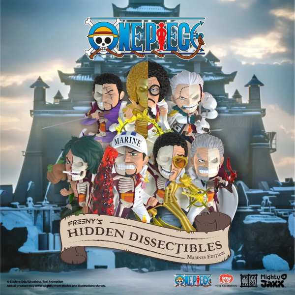 FREENY'S HIDDEN DISSECTIBLES: ONE PIECE MARINES EDITION (6PC PER BOX)