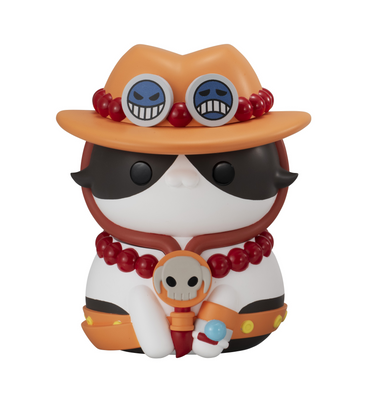 MEGA CAT PROJECT ONE PIECE NYANTO! THE BIG NYAN PIECE SERIES PORTGAS D. ACE
