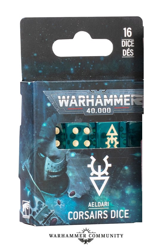 WARHAMMER 40,000 AELDARI CORSAIRS DICE