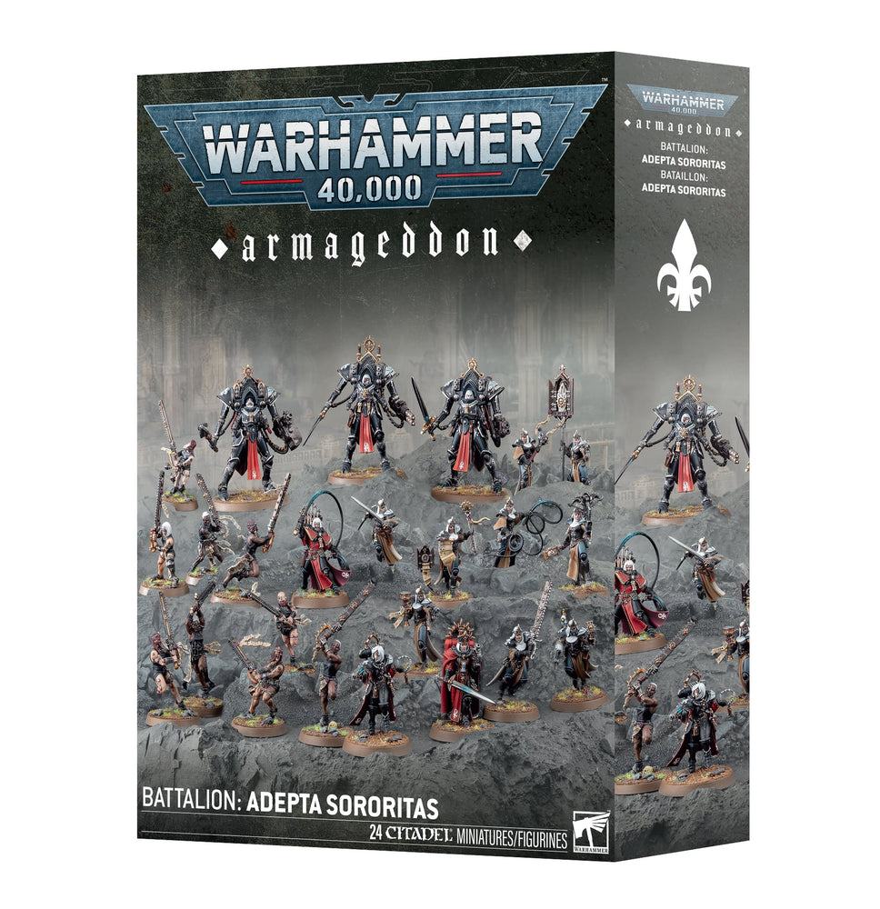 WARHAMMER 40,000 ARMAGEDDON BATTALION ADEPTA SORORITAS