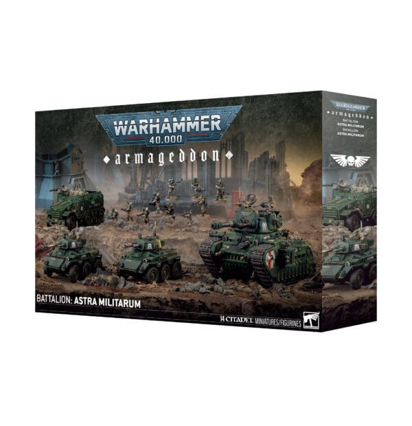 WARHAMMER 40,000 ARMAGEDDON BATTALION ASTRA MILITARUM