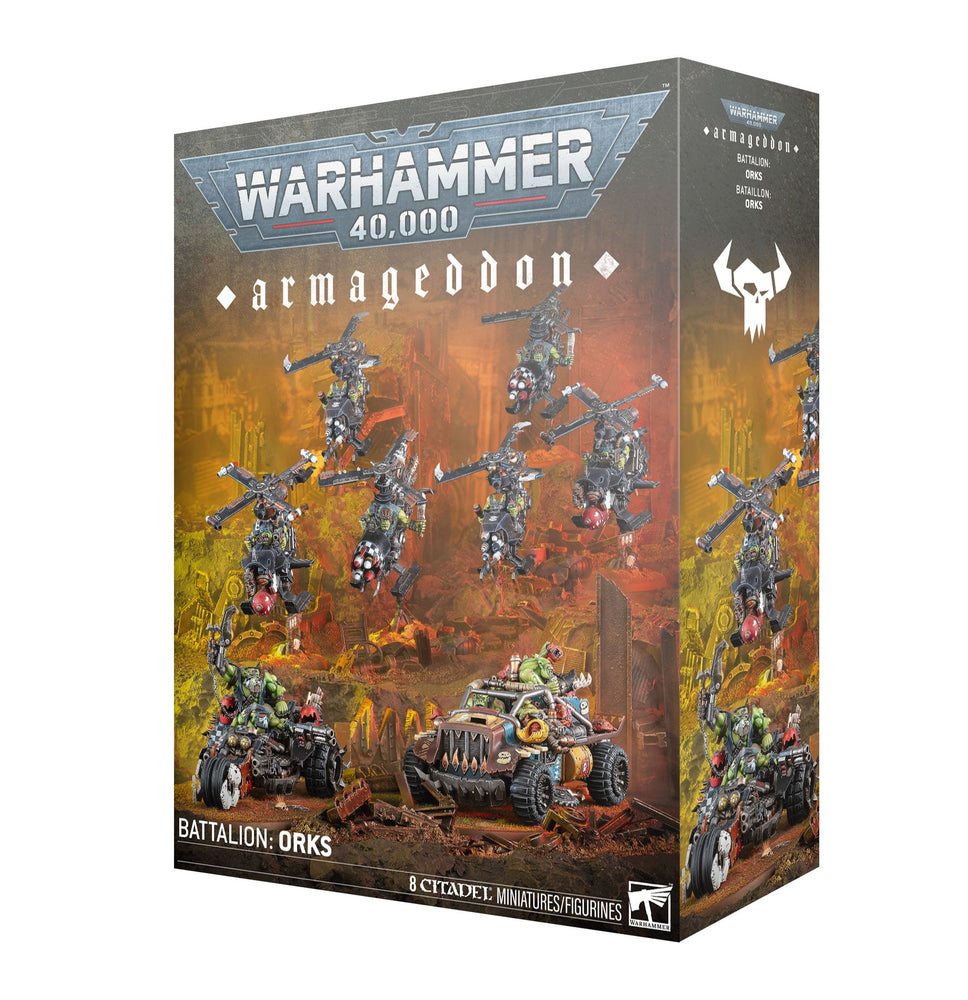 WARHAMMER 40,000 ARMAGEDDON BATTALION ORKS