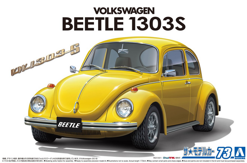 Aoshima 1/24 Volkswagen 13Ad Beetle 1303S '73