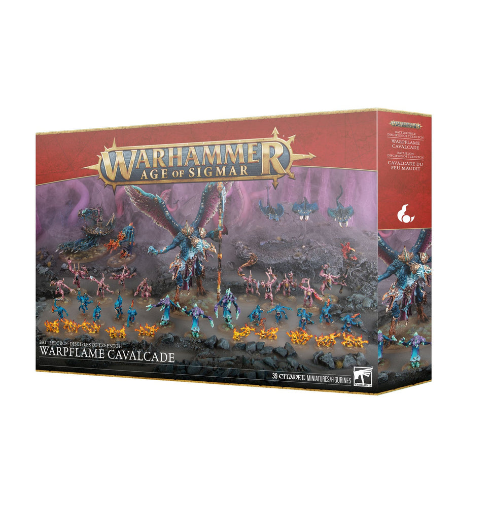 WARHAMMER: AGE OF SIGMAR DISCIPLES OF TZEENTCH WARPFLAME CAVALCADE