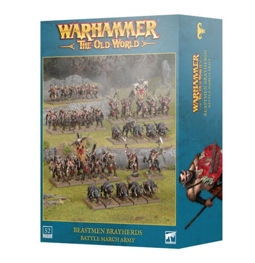 WARHAMMER: THE OLD WORLD BEASTMEN BRAYHERDS BATTLE MARCH ARMY