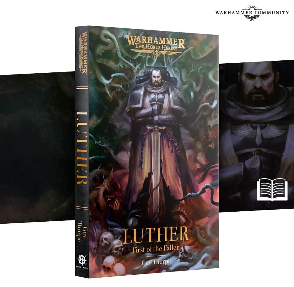 WARHAMMER: THE HORUS HERESY LUTHER FIRST OF THE FALLEN PAPERBACK