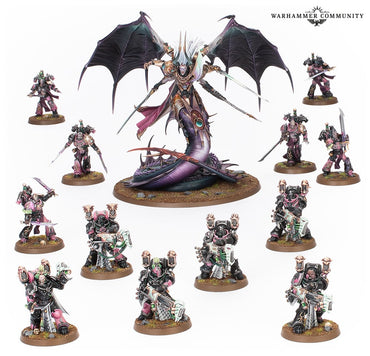 WARHAMMER 40,000 EMPEROR'S CHILDREN BATTLEFORCE BLISSBOUND WARBAND