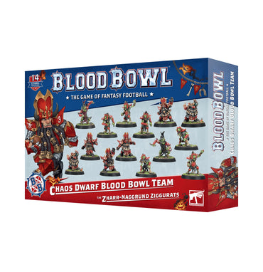 BLOOD BOWL CHAOS DWARF TEAM THE ZHARR-NAGGRUND ZIGGURATS