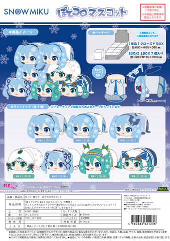 YUKI MIKU POTE KORO MASCOT