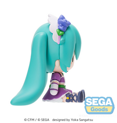 FUWA PETIT HATSUNE MIKU X LOVE AND BERRY DRESS UP AND DANCE! CHIBI FIGURE SPARKLY PURPLE