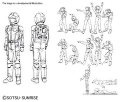 Bandai Builders Parts HD 1/144 MS Figure 01