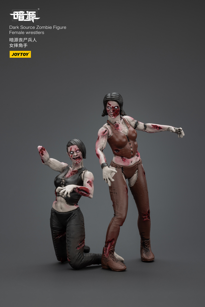 JOYTOY DARK SOURCE ZOMBIE FIGURE FEMALE WRESTLERS