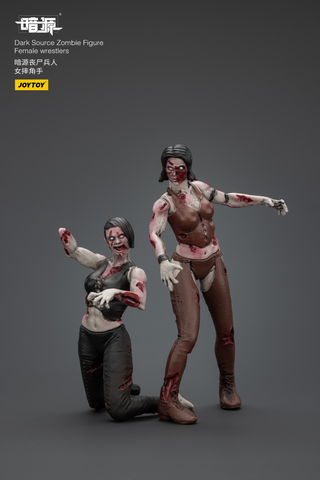 JOYTOY DARK SOURCE ZOMBIE FIGURE FEMALE WRESTLERS