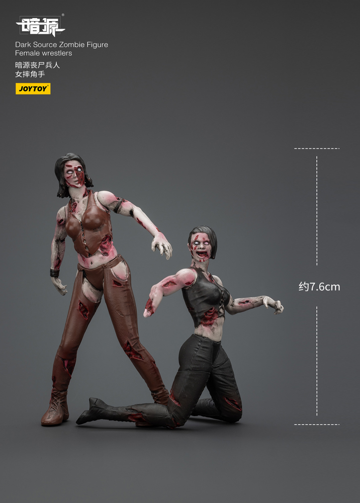 JOYTOY DARK SOURCE ZOMBIE FIGURE FEMALE WRESTLERS